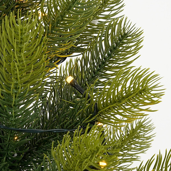 Kunstkerstboom 60 cm | Nagoya | 25 lampjes | 50 Tips | Black Box Trees LBB00252 - 2
