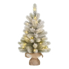 Kunstkerstboom 60 cm | Nagoya | Besneeuwd | 25 lampjes | 50 Tips | Black Box Trees LBB00258 - 1