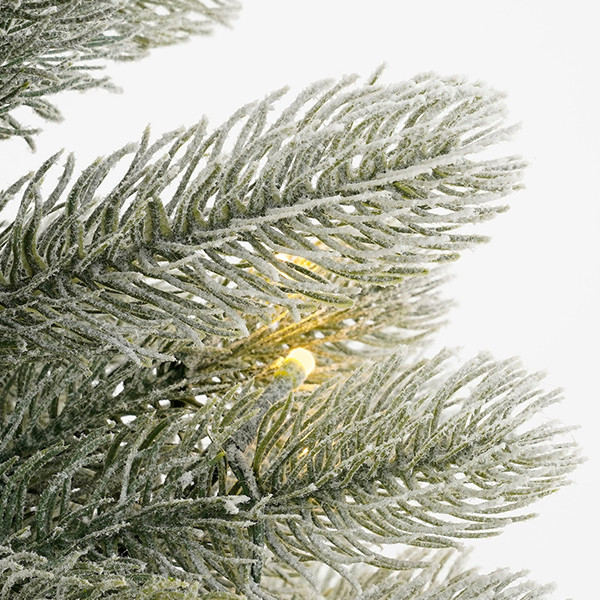 Kunstkerstboom 60 cm | Nagoya | Besneeuwd | 25 lampjes | 50 Tips | Black Box Trees LBB00258 - 2