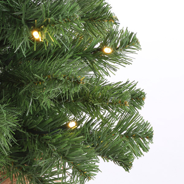 Kunstkerstboom 60 cm | Norton | 15 lampjes | 58 Tips | Black Box Trees LBB00102 - 2