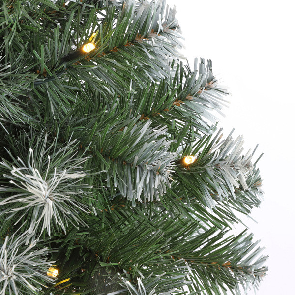 Kunstkerstboom 60 cm | Norton | Besneeuwd | 15 lampjes | 58 Tips | Black Box Trees LBB00100 - 2