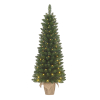 Kunstkerstboom op batterijen 1.20 meter | Gerlos | 60 lampjes | 166 Tips | Black Box Trees LBB00148 - 1