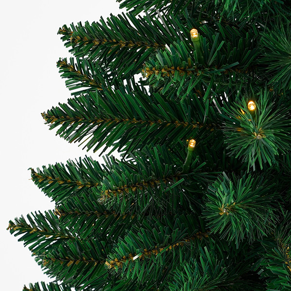 Kunstkerstboom op batterijen 1.20 meter | Gerlos | 60 lampjes | 166 Tips | Black Box Trees LBB00148 - 2
