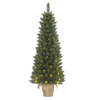 Kunstkerstboom op batterijen 90 cm | Gerlos | 40 lampjes | 108 Tips | Black Box Trees LBB00061