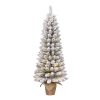 Kunstkerstboom op batterijen 90 cm | Gerlos | Besneeuwd | 40 lampjes | 108 Tips | Black Box Trees LBB00063 - 1