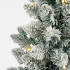 Kunstkerstboom op batterijen 90 cm | Gerlos | Besneeuwd | 40 lampjes | 108 Tips | Black Box Trees LBB00063 - 2