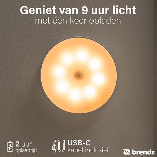 LED Kastverlichting Ø 8.4 cm | Elim Sensor | Bewegingssensor | 3000K | Wit LDR07370 - 7