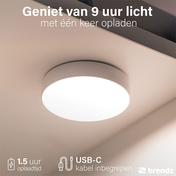 LED Kastverlichting Ø 8 cm | Elim Touch | 2700-4000-6500K | Wit LDR07371 - 6