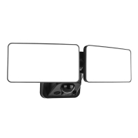 Oplaadbare LED Breedstraler met sensor 8W | Skye | 6500K | IP44 | 600 lumen | Zwart LDR07372