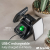 Oplaadbare LED Breedstraler met sensor 8W | Skye | 6500K | IP44 | 600 lumen | Zwart LDR07372 - 5