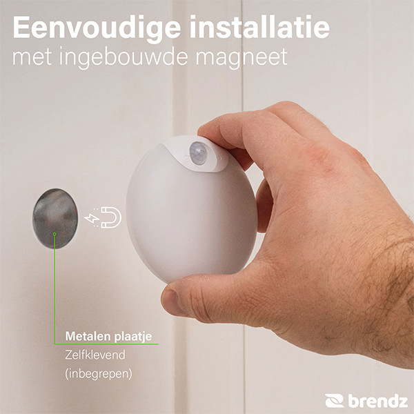 Oplaadbare nachtlamp met sensor | Alta | Rond | 3000K | Wit LDR07375 - 3