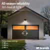 Oplaadbare solar LED Breedstraler met sensor 8W | Skye | 6500K | IP44 | 600 lumen | Zwart LDR07373 - 8