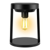 Oplaadbare solar tafellamp | Mira & Ara | 2700K | Dimbaar | 400 lumen | IP54 | Zwart LDR07359 - 1