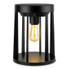 Oplaadbare solar tafellamp | Mira & Crux | 2700K | Dimbaar | 400 lumen | IP54 | Zwart LDR07360 - 1