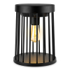 Oplaadbare solar tafellamp | Mira & Lynx | 2700K | Dimbaar | 400 lumen | IP54 | Zwart LDR07362 - 1