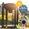 Oplaadbare solar tafellamp | Mira & Lynx | 2700K | Dimbaar | 400 lumen | IP54 | Zwart LDR07362 - 3
