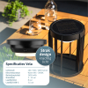 Oplaadbare solar tafellamp | Vela & Crux | 3000K | Dimbaar | 1000 lumen | IP65 | Zwart LDR07364 - 2
