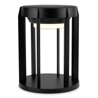Oplaadbare solar tafellamp | Vela & Draco | 3000K | Dimbaar | 1000 lumen | IP65 | Zwart LDR07365