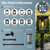 Oplaadbare solar tafellamp | Vela & Lynx | 3000K | Dimbaar | 1000 lumen | IP65 | Zwart LDR07366 - 7