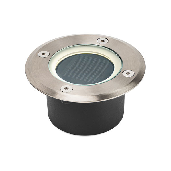 Brendz Solar Grondspot | Doha | Rond | 3000K | Zilver  LDR07252 - 1