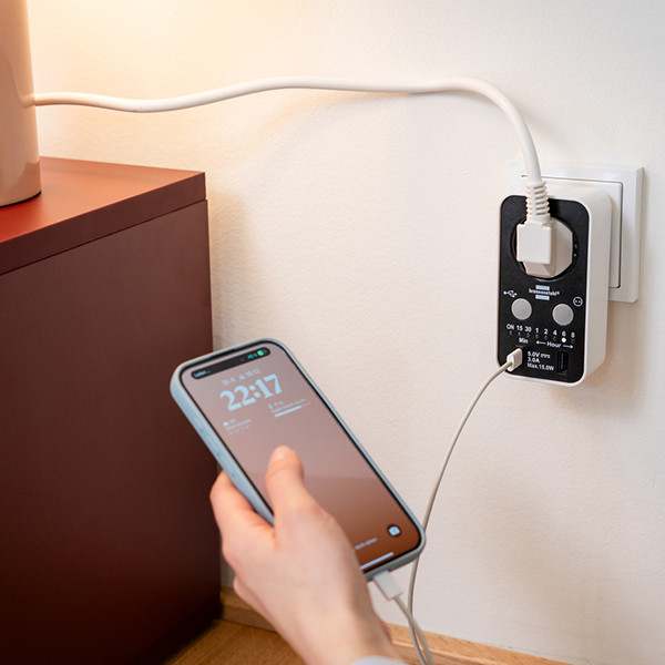 Brennenstuhl Tijdschakelaar | USB-A / USB-C | Geschikt voor binnen | Brennenstuhl  LBE00086 - 5