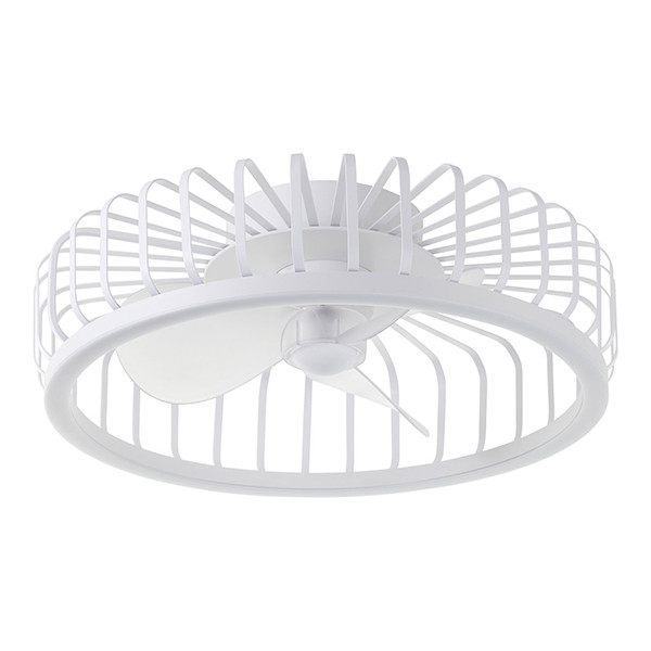 Plafondventilator met LED lamp | Capo | Ø 48 cm | 2700-6500K | Wit | 36W | Brilliant LBR00004 - 2