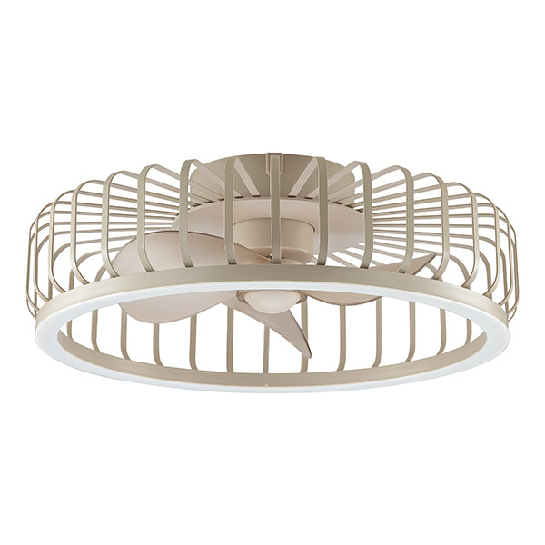 Plafondventilator met LED lamp | Capo | Ø 48 cm | 2700-6500K | Zandkleur | 36W | Brilliant LBR00006 - 2