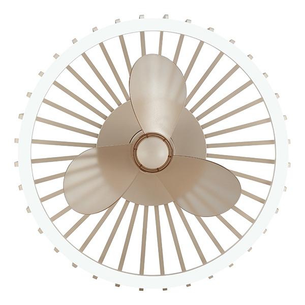 Plafondventilator met LED lamp | Capo | Ø 48 cm | 2700-6500K | Zandkleur | 36W | Brilliant LBR00006 - 3