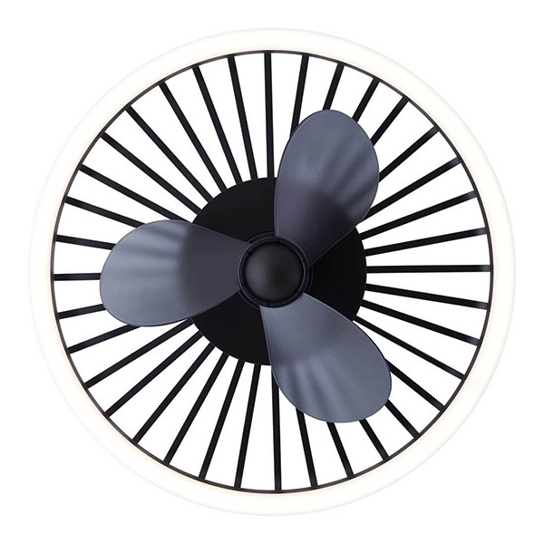 Plafondventilator met LED lamp | Capo | Ø 48 cm | 2700-6500K | Zwart | 36W | Brilliant LBR00005 - 3