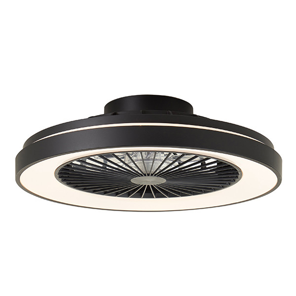 Plafondventilator met LED lamp | Mazzaro | Ø 48.5 cm | RGBIC + 3000-6500K | Zwart | 40W | Brilliant LBR00012 - 2