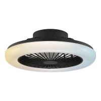 Plafondventilator met LED lamp | Montero | Ø 42 cm | 2700-6500K | Zwart | 20W | Brilliant LBR00011