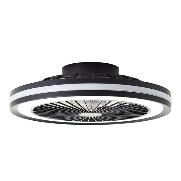 Plafondventilator met LED lamp | Palmero | Ø 46.6 cm | RGBIC + 2700-6500K | Zwart | 40W | Brilliant LBR00013 - 2