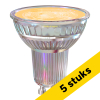 Aanbieding: 5x Calex GU10 LED spot | Variotone | 2700-2500-2200K | 3-staps dimbaar | 4.8W (51W) LCA01189 - 1