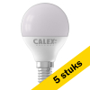 Aanbieding: 5x Calex LED lamp E14 | Kogel P45 | 2700K | 4.9W (40W) LCA00980 - 1