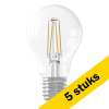 Aanbieding: 5x Calex LED lamp E27 | Peer A60 | Filament | Helder | 2700K | 4W (40W) LCA00754 - 1