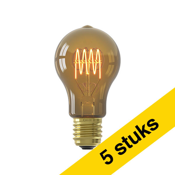 Calex Aanbieding: 5x Calex LED lamp E27 | Peer A60 | Filament | Natrual | 1800K | Dimbaar | 4W  LCA01094 - 1