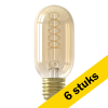 Aanbieding: 6x Calex LED lamp | E27 | Buis T45 | Goud | 2100K | Dimbaar | 3.8W (25W) LCA00661 - 1