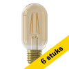 Aanbieding: 6x Calex LED lamp E27 | Buis T45 | Goud | 2100K | Dimbaar | 3.5W (25W) LCA00708 - 1