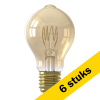 Aanbieding: 6x Calex LED lamp E27 | Peer A60 | Filament | Goud | 2100K | Dimbaar | 3.8W (25W) LCA00672 - 1