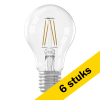 Aanbieding: 6x Calex LED lamp E27 | Sensorlamp dag/nacht | Peer A60 | Helder | 2700K | 4W (40W) LCA00618 - 1