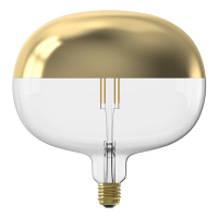 Calex Black & Gold lamp E27 | Boden | Kopspiegel | 1800K | Dimbaar | Goud | 6W  LCA00568