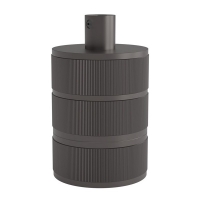 Calex E27 design fitting Ø: 50 mm H: 71mm (parel zwart, Calex)  LCA00259