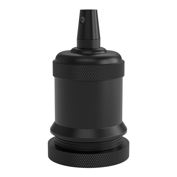 Calex E27 design fitting Ø: 50 mm H: 71mm (zwart, Calex)  LCA00262 - 1
