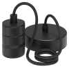 Calex E27 pendel (mat zwart, 3 ring model, 1x1.5 meter)  LCA00406