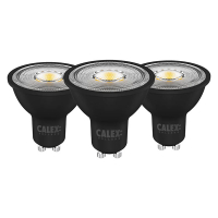Calex GU10 LED spot | 2700K | Dimbaar | Zwart | 4W (50W) | 3 stuks  LCA01111