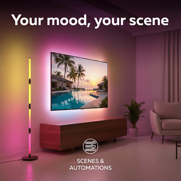 Calex Gaming Vloerlamp | 140 cm | RGBIC | 12W LCA01085 - 6