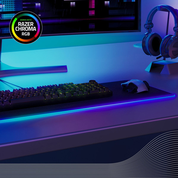 Calex Gaming XXL Muismat | 90 x 30 cm | RGBIC | Zwart  LCA01087 - 3