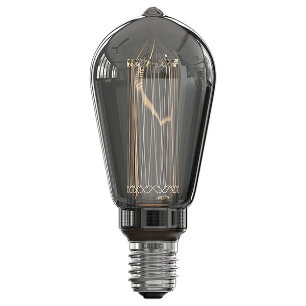 Berouw Albany bestrating Calex LED lamp | Crown | E27 | Edison ST64 | Titanium | 2000K Dimbaar 3,5W  (15W) Calex 123led.nl