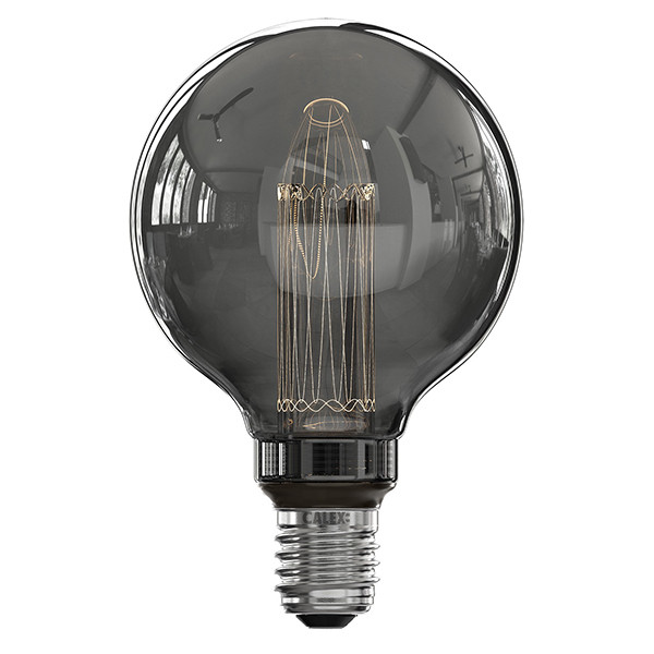 soep gebied Appartement Calex LED lamp | Crown | E27 | Globe G95 | Titanium | 2000K Dimbaar 3,5W  (15W) Calex 123led.nl