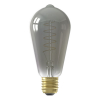 Calex LED lamp | E27 | Edison ST64 | Titanium | 1800K | Dimbaar | 4W (15W)  LCA00647